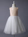 Champagne Flower Girl Dress Sequin Tulle Pageant Dress A Line Knee Length Toddler's Dinner Dress With Bow Sash