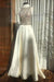 Charming Beaded Top Formal Cheap Dresses A-line Bateau Satin Prom Gown - Prom Dresses