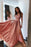 Charming Long Dresses Lace Spaghetti Straps Prom Dress with Side Slit - Prom Dresses