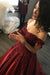 Charming Sleeveless Off-the-Shoulder Applique Satin Floor-Length Prom Dresses - Prom Dresses
