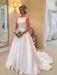 Cheap Bateau Sleeveless A Line Wedding Dress - wedding dresses