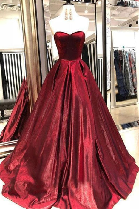 burgundy puffy prom dress Puffy Sleeve Prom Dresses for Women Ball Gown Sweetheart Tulle Wedding Dress Princess Formal Evening Gowns Burgundy Size 2 at Amazon Women's Clothing store