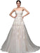 Cheap Sweetheart Lace Appliques A-Line Wedding Dresses - As Picture / Floor Length - wedding dresses