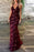 Chic Elegant Chic Spaghetti Straps V-neck Mermaid Sparkly Tulle Evening Dress Long Prom Gowns - Prom Dresses