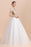 Chic Lace Tulle A-line Short Sleeve Wedding Dress - Wedding Dresses