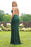 Chic Precious Marvelous Green Sexy Sequins Dress with Side Slit Shiny Mermaid Long Prom Gown - Prom Dresses