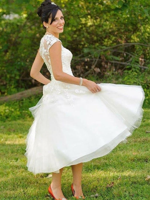 Chic Sweetheart Short Ball Gown Wedding Dresses - wedding dresses
