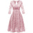Christmas Women Street Lace 3/4 Sleeve Dresses - Pink / S - lace dresses