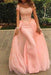 Coral Prom Dresses Mermaid Lace Long Evening Gowns - Prom Dresses