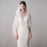 Cut Edge Ivory Stars Two Layer Wedding Veils | Bridelily - wedding veils