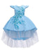 Flower Girl Dresses Jewel Neck Sleeveless Bows Kids Party Dresses