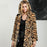 Daily Fall & Winter Hooded Leopard Faux Fur Coat - S / Yellow - womens furs & leathers