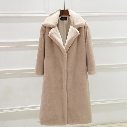 Daily Street Fashion Going out Winter Long Faux Fur Coat - womens furs & leathers