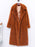 Daily Street Fashion Going out Winter Long Faux Fur Coat - Coffee / S - womens furs & leathers