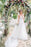 Deep V-neck Beading Straps Tulle Appliques A-line Custom Beach Wedding Dress - Wedding Dresses