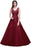Double V Neck Long Evening Dress Chiffon Bridesmaid Dresses - Burgundy / US 2 - bridesmaid dresses
