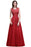 Double V Neck Long Evening Dress Chiffon Bridesmaid Dresses - Red / US 2 - bridesmaid dresses
