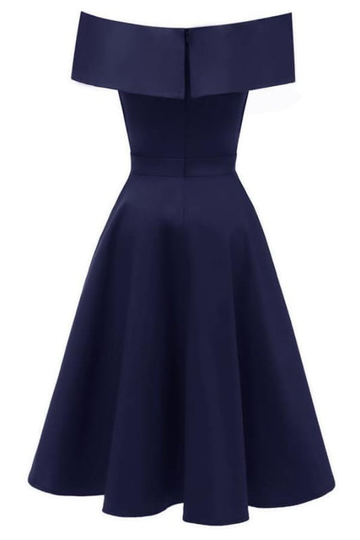 Dress Elegant Off Shoulder Cotton Elastic Lady Neck Short - lace dresses