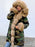 Electric Army Green Faux Fur Chubby Faux Fur Coats - Taupe / S - womens furs & leathers