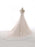Elegant Bateau Lace Appliques Ribbon Wedding Dresses - wedding dresses