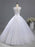 Elegant Beads Lace-Up Ruffles Wedding Dresses - wedding dresses