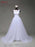 Elegant Bow Lace-Up Tulle Mermaid Wedding Dresses - white / Floor Length - wedding dresses