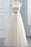 Elegant Cap Sleeve Lace Tulle A-line Wedding Dress - Wedding Dresses