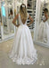 Elegant Ivory Lace and Appliques Wedding Dresses - wedding dresses