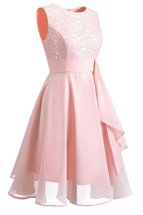 Elegant Long Dress Pageant Lace Midi Dress - lace dresses