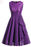 Elegant Long Dress Pageant Lace Midi Dress - purple dress / S - lace dresses
