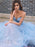 Elegant Long Dresses A Line Sweetheart Appliques Floor-length Tulle Prom Dress - Prom Dresses