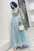 Elegant Long Sleeves Appliqued Tulle Prom Floor Length Appliques Evening Dress - Prom Dresses