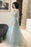 Elegant Long Sleeves Appliqued Tulle Prom Floor Length Appliques Evening Dress - Prom Dresses