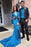 Elegant Long Sleeves Deep V Neck Mermaid Prom Dresses with Blace lace Appliques - Prom Dresses