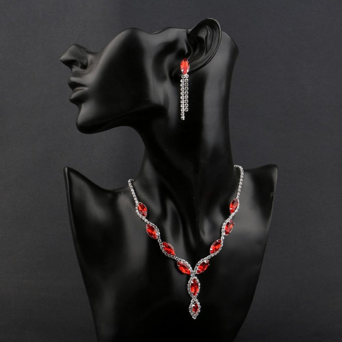 Elegant Necklace Earrings Bracelet Bridal Jewelry Sets | Bridelily - jewelry sets