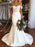 Elegant Off Shoulder Mermaid White Lace Long Prom Wedding Dresses, Mermaid White Formal Dresses, White Lace Evening Dresses 