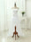 Elegant Off-the-Shoulder Crystal Tulle Wedding Dresses - White / Short Length - wedding dresses
