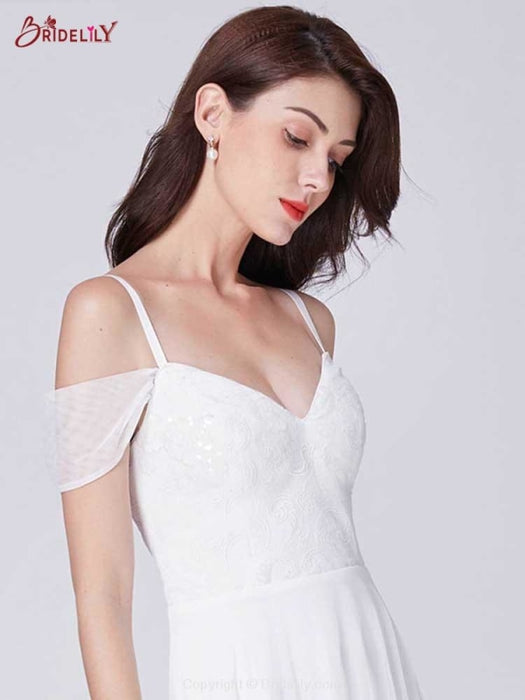Elegant Off-The-Shoulder Lace Wedding Dresses - wedding dresses