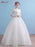 Elegant Off-the-Shoulder Long Sleeves Lace Ball Gown Wedding Dresses - wedding dresses