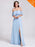 Elegant One Shoulder Chiffon A-line Ruffles Bridesmaid Dresses - EP07171-Sky Blue / 4 / United States - bridesmaid dresses