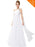Elegant One Shoulder Ruffles Ankle-Length Evening Dresses - White / 6 / United States - evening dresses