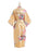 Elegant Print Flower Bride Bridesmaid Robes | Bridelily - orange / One Size - robes