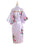 Elegant Print Flower Bride Bridesmaid Robes | Bridelily - Lavender / One Size - robes