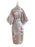 Elegant Print Flower Bride Bridesmaid Robes | Bridelily - silver grey / One Size - robes