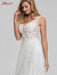 Elegant V-Neck Lace Wedding Dresses - wedding dresses