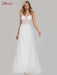 Elegant V-Neck Lace Wedding Dresses - wedding dresses