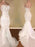 Elegant White V-Neck Mermaid Lace Wedding Dresses - wedding dresses