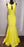 Elegant Yellow Scoop Open Back Sweep Train Mermaid Prom Gown Formal Dresses - Prom Dresses