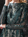Evening Dress A-Line Jewel Neck With Train Long Sleeves Zipper Lace Lace Formal Party Dresses(APP ExclusivePrice  $199.99)