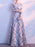 Evening Dress Light Blond A-Line Jewel Neck Long Sleeves Lace Knee-Length Social Party Dresses